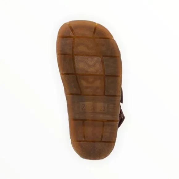 ZARA Kids | Pink | LEATHER SANDALS - Picture 5 of 8